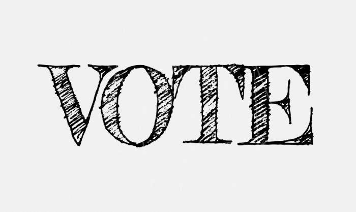 Vote (Its in vogue) - dark lettering PNG Free Download