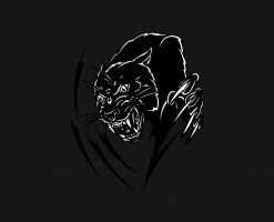 Wild Black Panther PNG Free Download