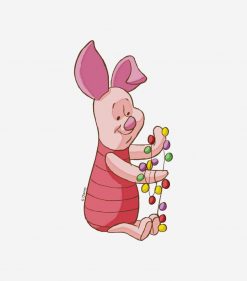 Winnie the Pooh - Piglet Christmas Lights PNG Free Download