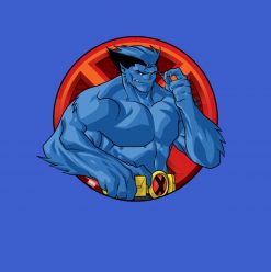 X-Men - Beast Character Badge PNG Free Download