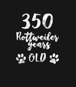 50th Birthday in Rottweiler Dog Years Gift PNG Free Download