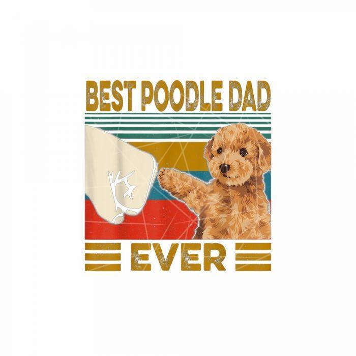 Best Poodle Dad Ever PNG Free Download
