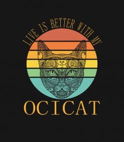Cat - Ocicat SVG