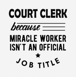 Court Clerk - Funny SVG