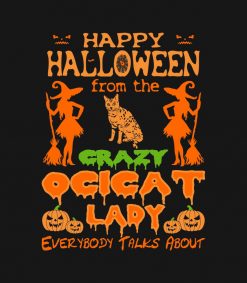 Happy Halloween From Crazy Ocicat Lady SVG