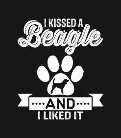 I Kissed A Beagle and I Liked It Dog Lover PNG Free Download