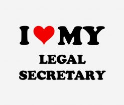 I Love My Legal Secretary SVG