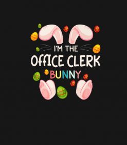 Im The Office Clerk Bunny Funny Matching Family E SVG