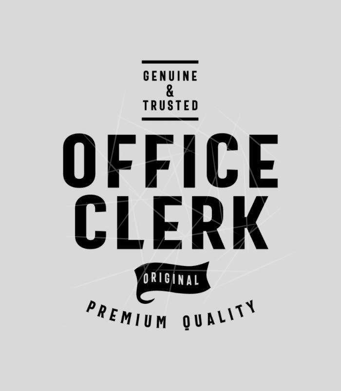 Office Clerk Job Title Gift 1 SVG