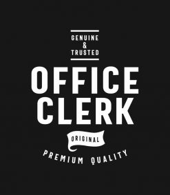 Office Clerk Job Title Gift 2 SVG