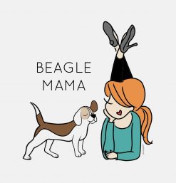 Personalized Beagle Mama PNG Free Download