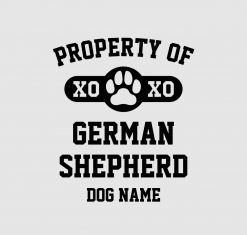 Property of [Long Name Dog Breed] PNG Free Download