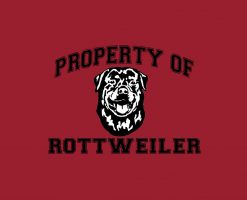 Property of Rottweiler PNG Free Download