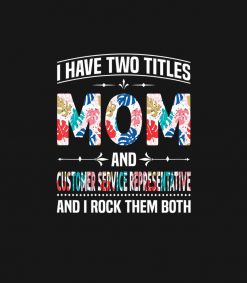 Womens I Have Two Titles Mom SVG