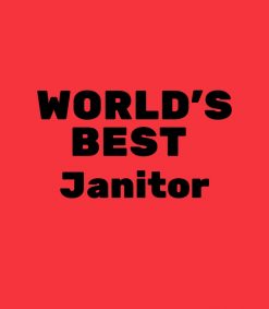 Worlds Best Janitor SVG