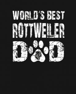 Worlds Best Rottweiler Dad Fathers Day PNG Free Download
