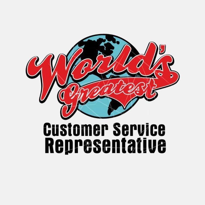 Worlds Greatest Customer Service Representative SVG