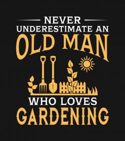 An Old Man Who Loves Gardening PNG Free Download