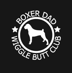 Boxer Dad Wiggle Butt Club PNG Free Download
