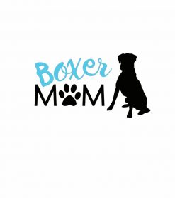 Boxer Mom Tee PNG Free Download