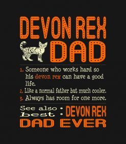 Devon Rex Dad Like Normal Father Much Cooler PNG Free Download