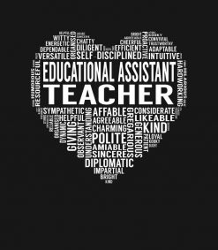 Educational Assistant Teacher Heart PNG Free Download