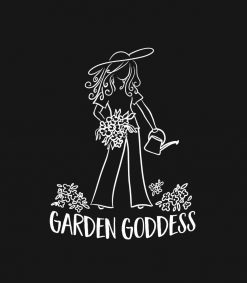 Garden Goddess Female Gardener Gardening Gift PNG Free Download