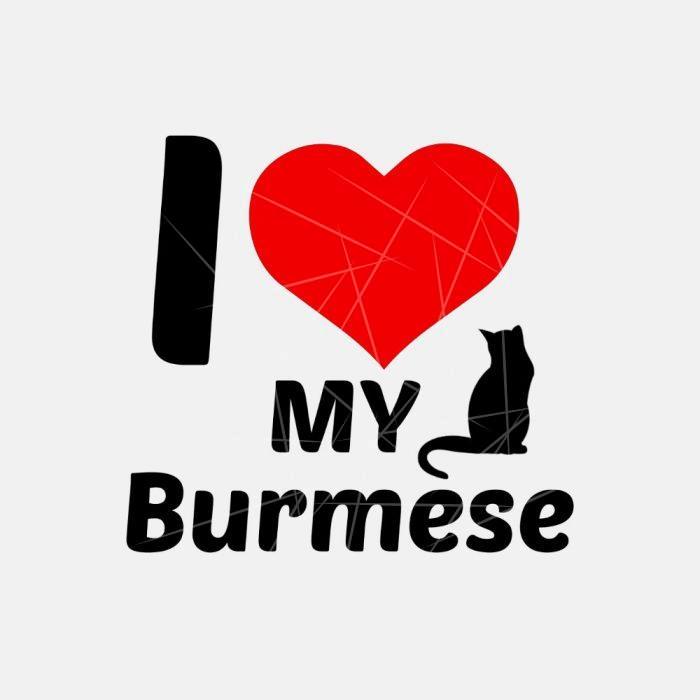 I love my Burmese PNG Free Download