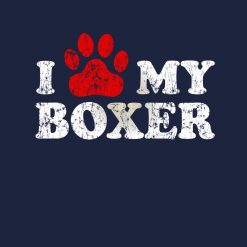 I paw my Boxer t shirt PNG Free Download