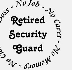 Retired Security Guard PNG Free Download