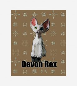 White Devon Rex PNG Free Download