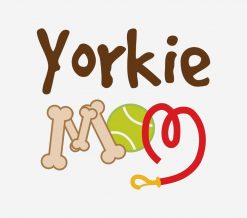 Yorkie Dog Breed Mom Gift PNG Free Download