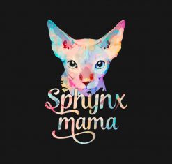 Womens Sphynx Cat Mom Gift PNG Free Download