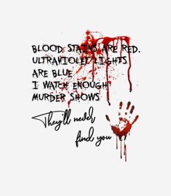 Blood Stains Are Red Ultraviolet Lights Are Blue F PNG Free Download