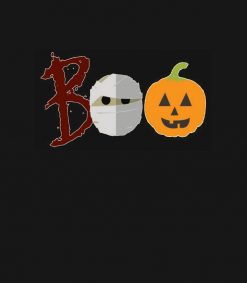 Cute Funny Halloween Boo Mummy Pumpkin PNG Free Download