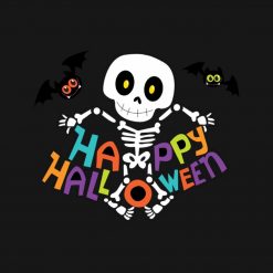 Cute Happy Halloween Skeleton PNG Free Download