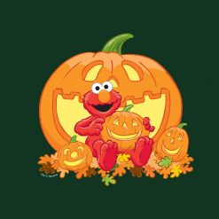 Elmo - Halloween Pumpkins PNG Free Download