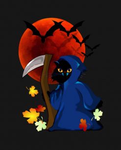 Grim Reaper Kitty PNG Free Download