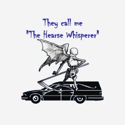 Hearse and Grim Reaper Skeleton Goth Humor PNG Free Download