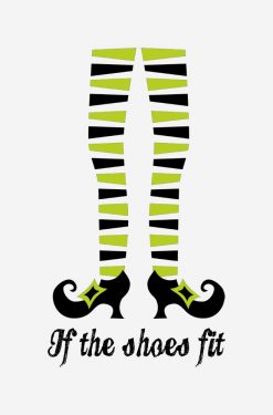 If the shoes fit funny Halloween T-shrt PNG Free Download
