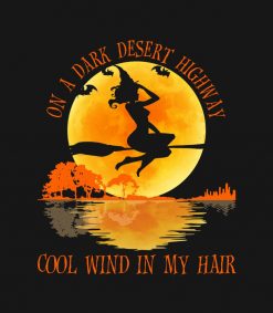 On A Dark Desert Highway Witch Feel Cool Wind PNG Free Download