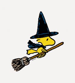 Peanuts - Woodstock Halloween Witch PNG Free Download