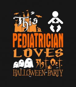 Pediatrician Loves 31st Oct Halloween Party PNG Free Download