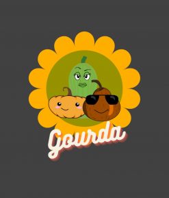 Plus Size Tee with Pumpkin & Gourd Pun Halloween PNG Free Download
