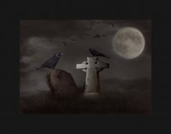 crow cemetary mens tee shirt PNG Free Download